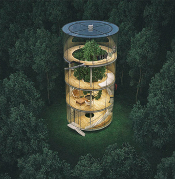 Необычные дома мира: «Дерево в доме» от казахского архитектора