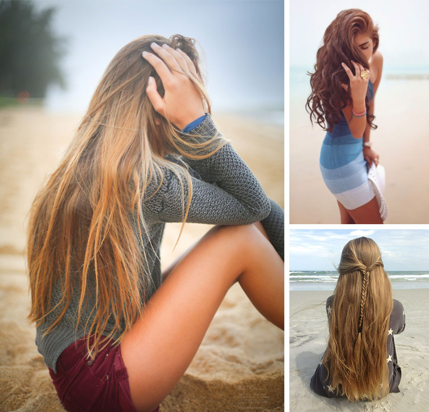 Волосы На Море Фото